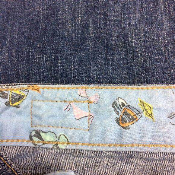 Paige Womens Flare Leg Jeans Sz 27 Low Rise Bell Canyon Bell Bottoms Medium Wash - Picture 5 of 8